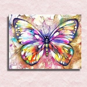 Bunte Schmetterlings-Leinwand – Malen-nach-Zahlen-Shop