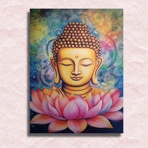 Kontemplierender Buddha auf Leinwand – Malen-nach-Zahlen-Shop