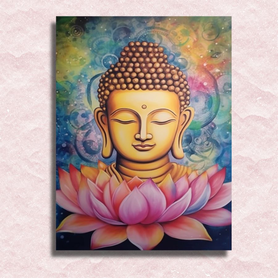 Contemplating Buddha Canvas - Painting by numbers shop