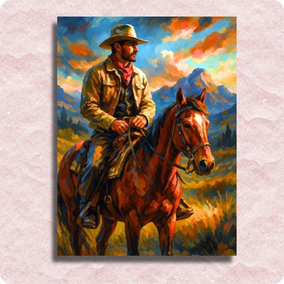 Cowboy Canvas - Paint by numbers