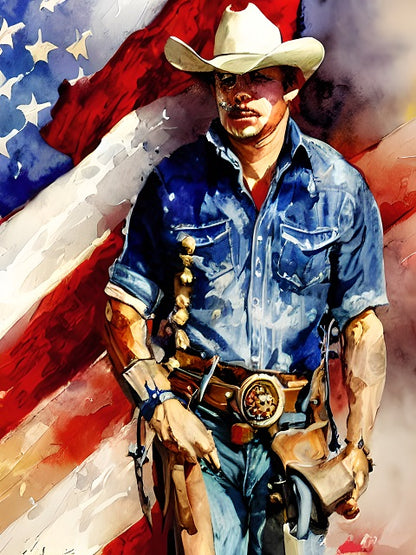 Cowboy - Painting by numbers shop