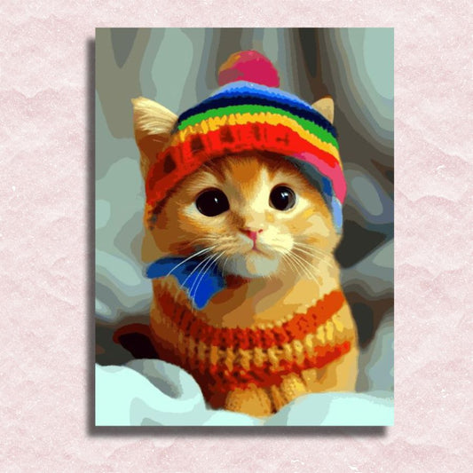 Cozy Meow Cat Canvas – Malen-nach-Zahlen-Shop