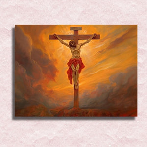 Der gekreuzigte Jesus ist unser Light Canvas - Malen-nach-Zahlen-Shop