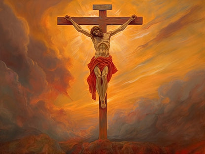 Crucified Jesus is our Light - Painting by numbers shop