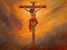 Laad afbeelding in galerijviewer, gekruisigde Jezus is onze lichte verf op nummer