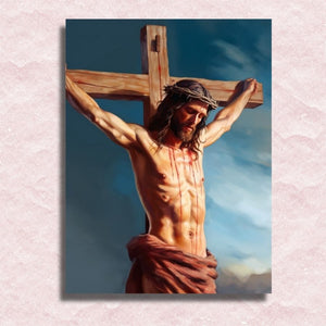 Leinwand Kreuzigung Jesu - Malen-nach-Zahlen-Shop