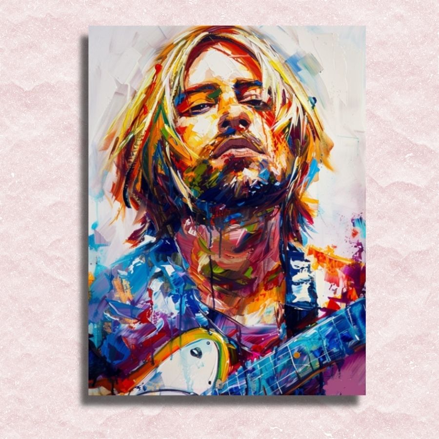 Curt Cobain Canvas - Paint by numbers