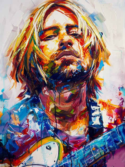 Curt Cobain - Painting by numbers shop