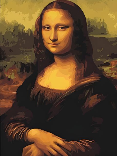 Mona Lisa - Malen-nach-Zahlen-Shop