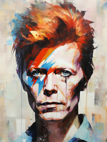 David Bowie - Painting by numbers shop