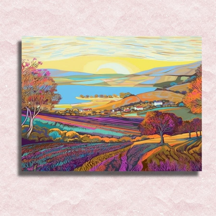 Down the Valley to the Sea Canvas - Painting by numbers shop