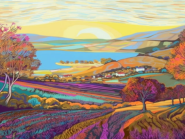 Down the Valley to the Sea - Painting by numbers shop
