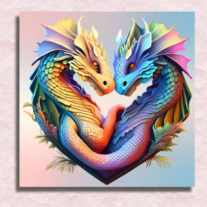 Dragonheart Unity - Verf op nummer canvas