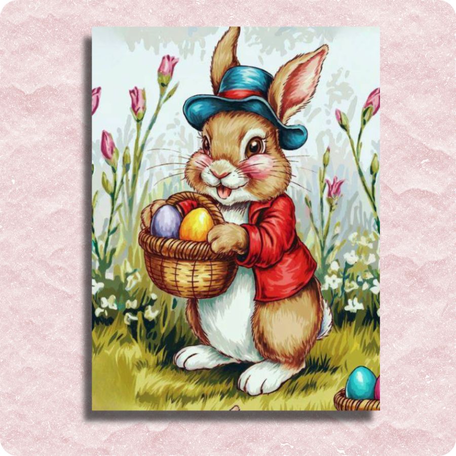 Easter Bunny Fantasy Canvas - Paint by numbers