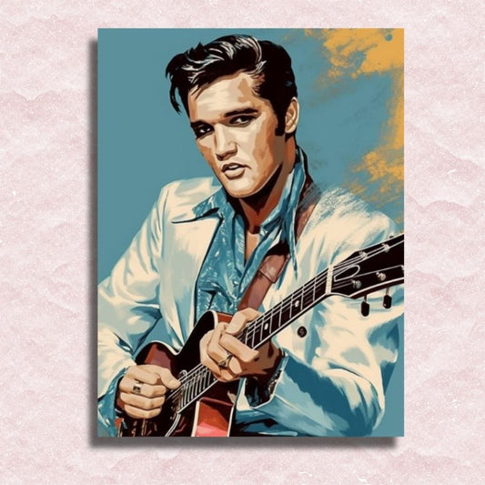 Elvis Presley Canvas - Schilderij op nummerwinkel