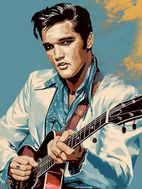 Painting of Elvis outlets