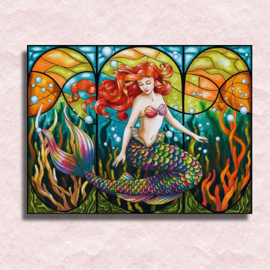 Ethereal Mermaid canvas - Paint by numbers