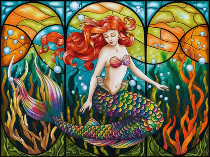 Ethereal Mermaid - Paint by numbers