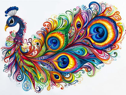 Eye of the Feather - Painting by numbers shop
