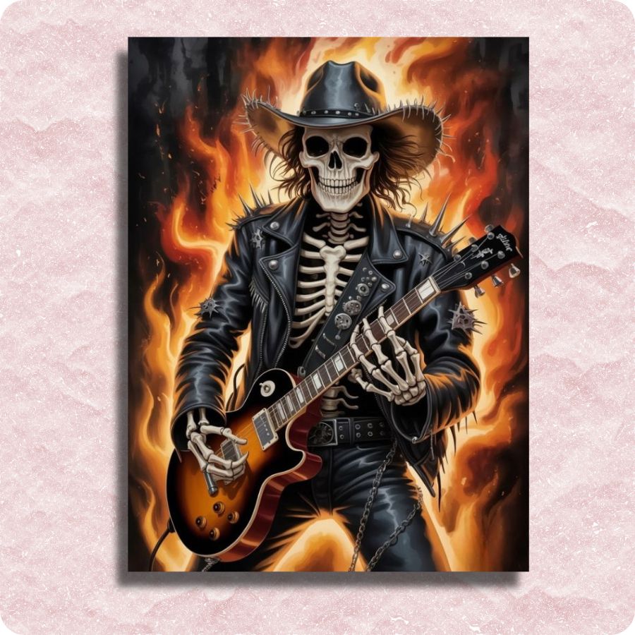 Firestage Heavy Metal Canvas - Paint by numbers