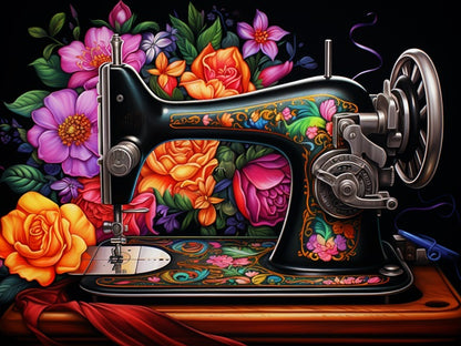 Floral Stitch Time - Painting by numbers shop