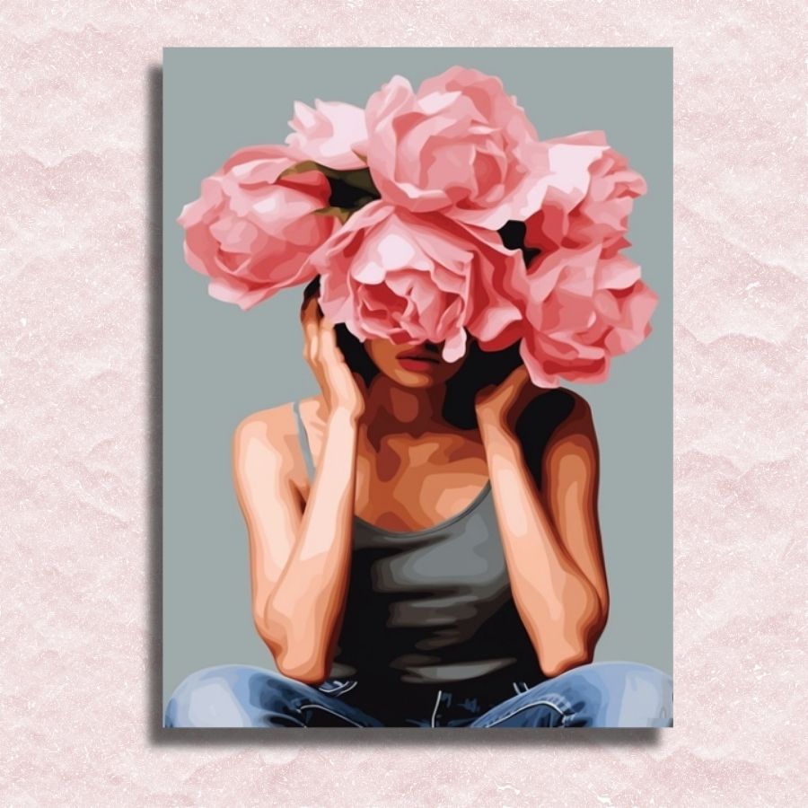 Flowery Thoughts Canvas - Painting by numbers shop