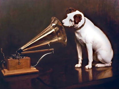 Francis Barraud - His Masters Voice - Paint by numbers