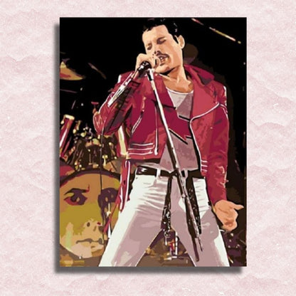 Freddie Mercury Canvas - Schilderen op nummerwinkel