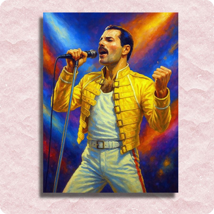 Freddie Mercury Canvas - Paint by numbers