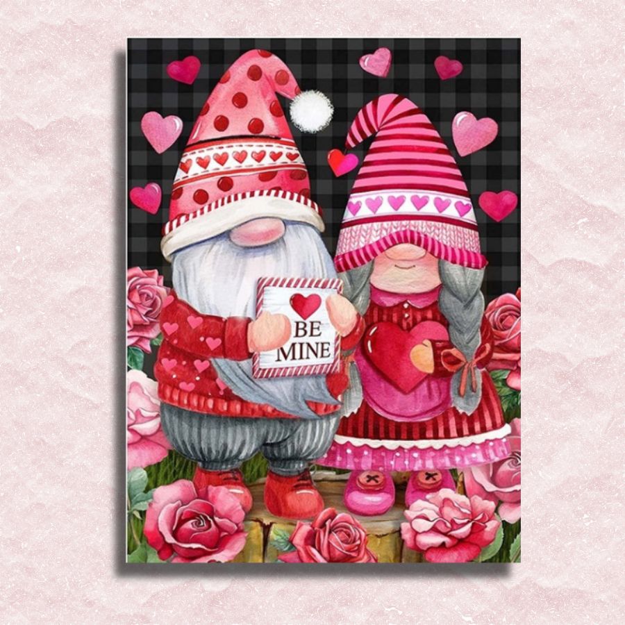 Gnomes Be Mine Canvas - Paint by numbers
