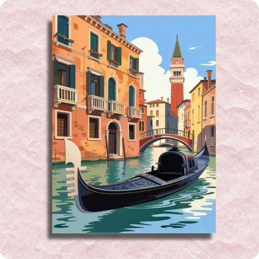 Gondola Canvas - Paint by numbers