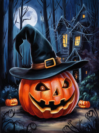 Halloween Pumpkin - Painting by numbers shop