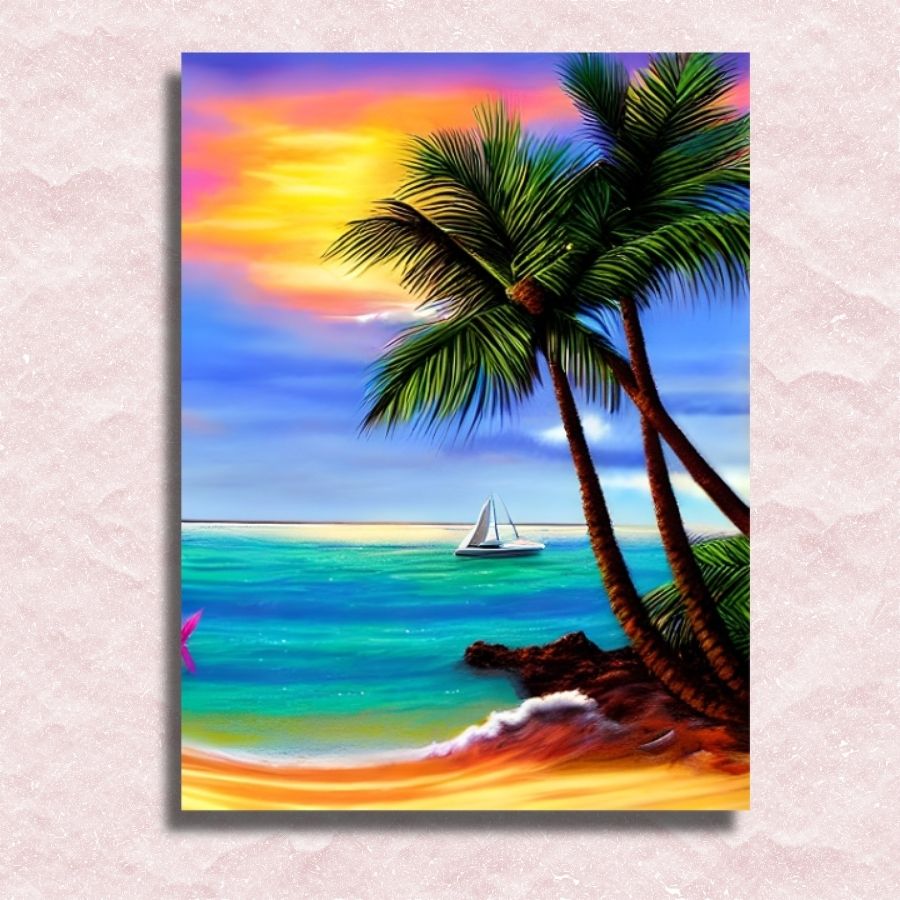 Hawaii Vacation Dream Canvas - Schilderen op nummer winkel