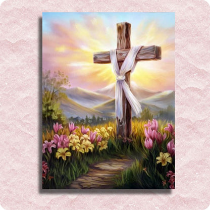 He is Risen Canvas - Paint by numbers