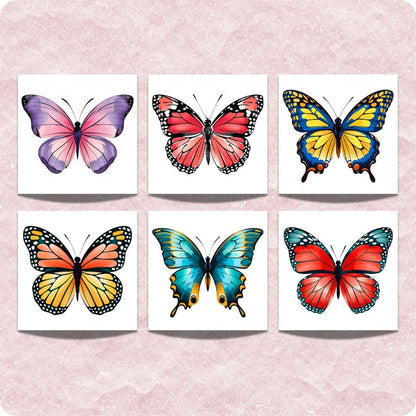 Heavenly butterflies - paint by numbers