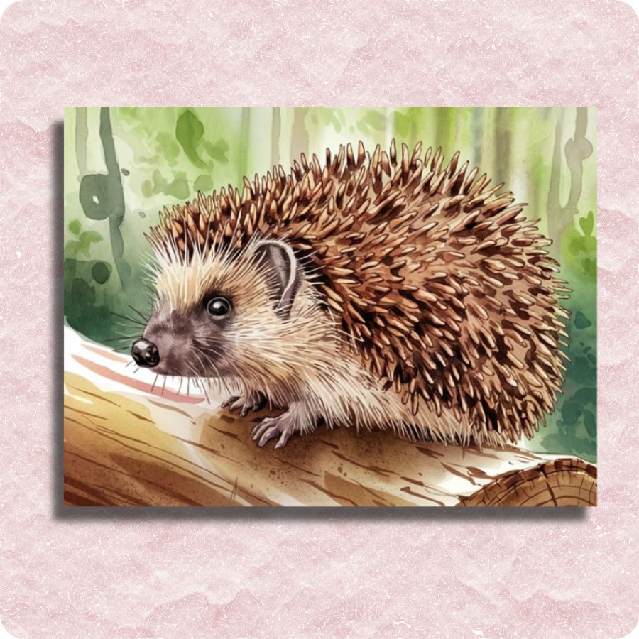 Hedgehog Canvas - Paint by numbers