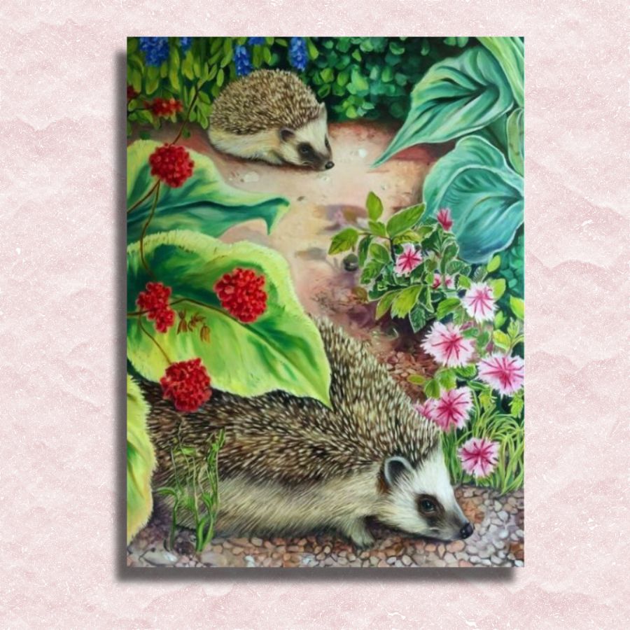 Hedgehog Canvas - Paint by numbers