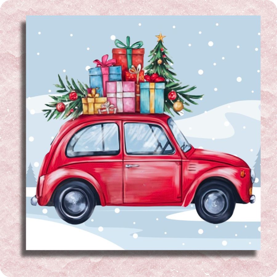 Holiday Delivery Canvas - Paint by numbers