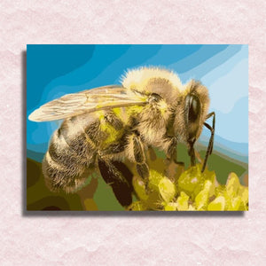 Honey Bee Canvas - Schilderij op nummerwinkel
