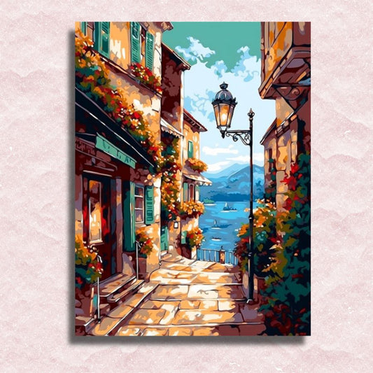 Italian Street Canvas - Painting by numbers shop