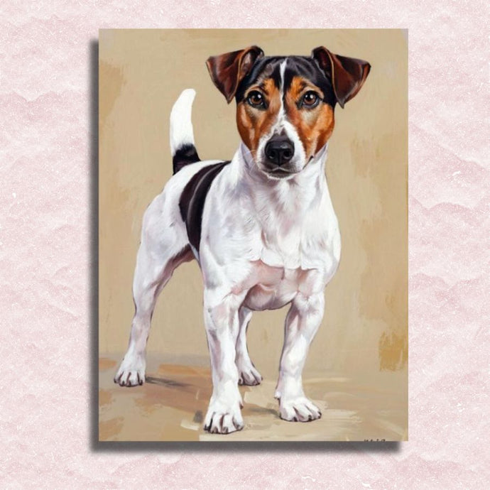 Jack Russell Canvas - Paint by numbers