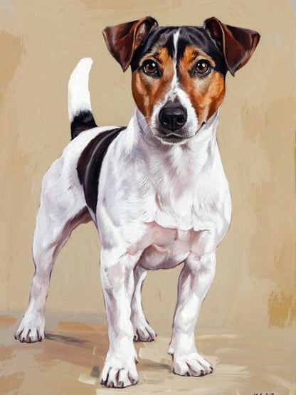 Jack Russell - Paint by numbers