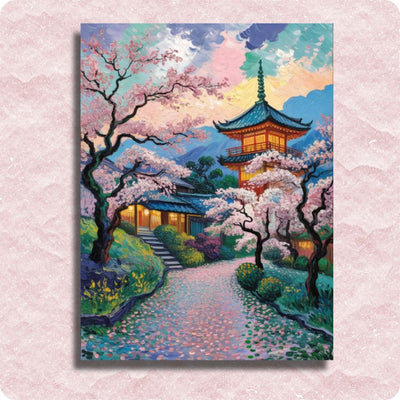 Japanese Garden Canvas - Paint by numbers