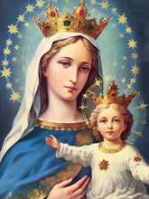 Laad de afbeelding in de Gallery-viewer, Jesus and Virgin Mary Paint by numbers