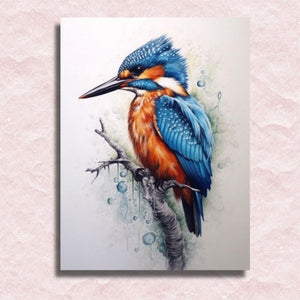 Kingfisher Canvas - Schilderij op nummer winkel