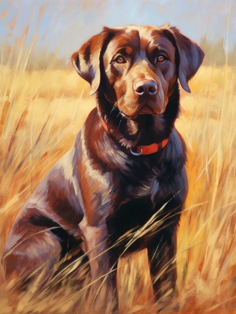 Labrador Paint by Numbers