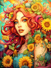 Load image into Gallery viewer, Lady Autumn Paint by Numbers
