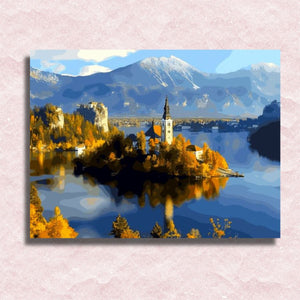 Lake Bled Canvas - Paint by numbers