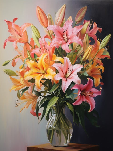 Lilies - Painting by numbers shop