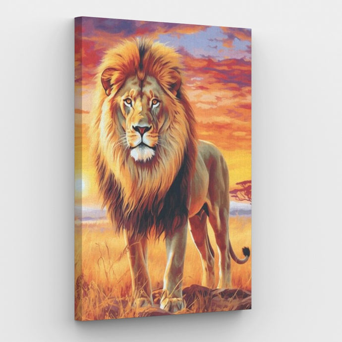 Lion King Canvas - Painting by numbers shop